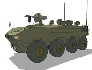 超精细汽车模型 超精细装甲车 坦克 火炮汽车模型(15)